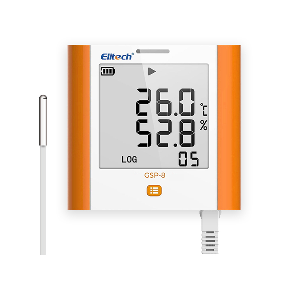 GSP-8K internal 벽걸이 외장 롱센서 온습도기록계 (KOLAS 교정성적서 발행)